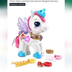 VTech Style and Glam On Unicorn - White and Pink